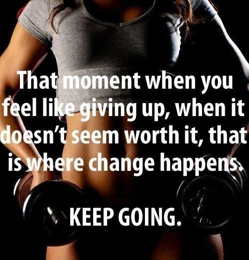 Fitness keep going